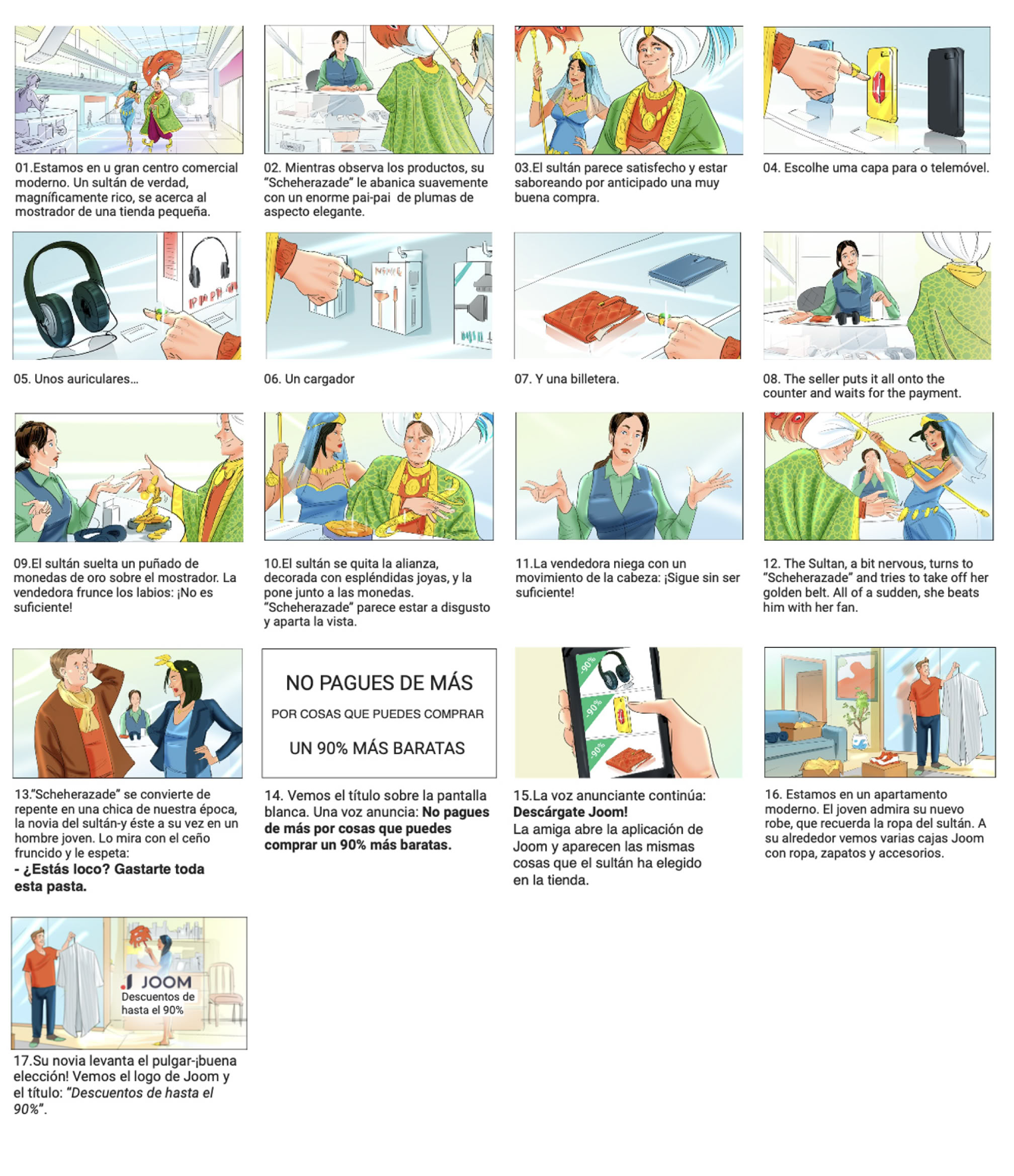Storyboard: the sultan&rsquo;s shopping spree in a mall